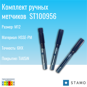 {{photo.Alt || photo.Description || 'Комплект ручных метчиков STAMO M12 ST100956'}}