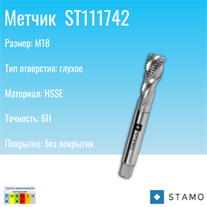 {{photo.Alt || photo.Description || 'Метчик STAMO M18 ST111742'}}